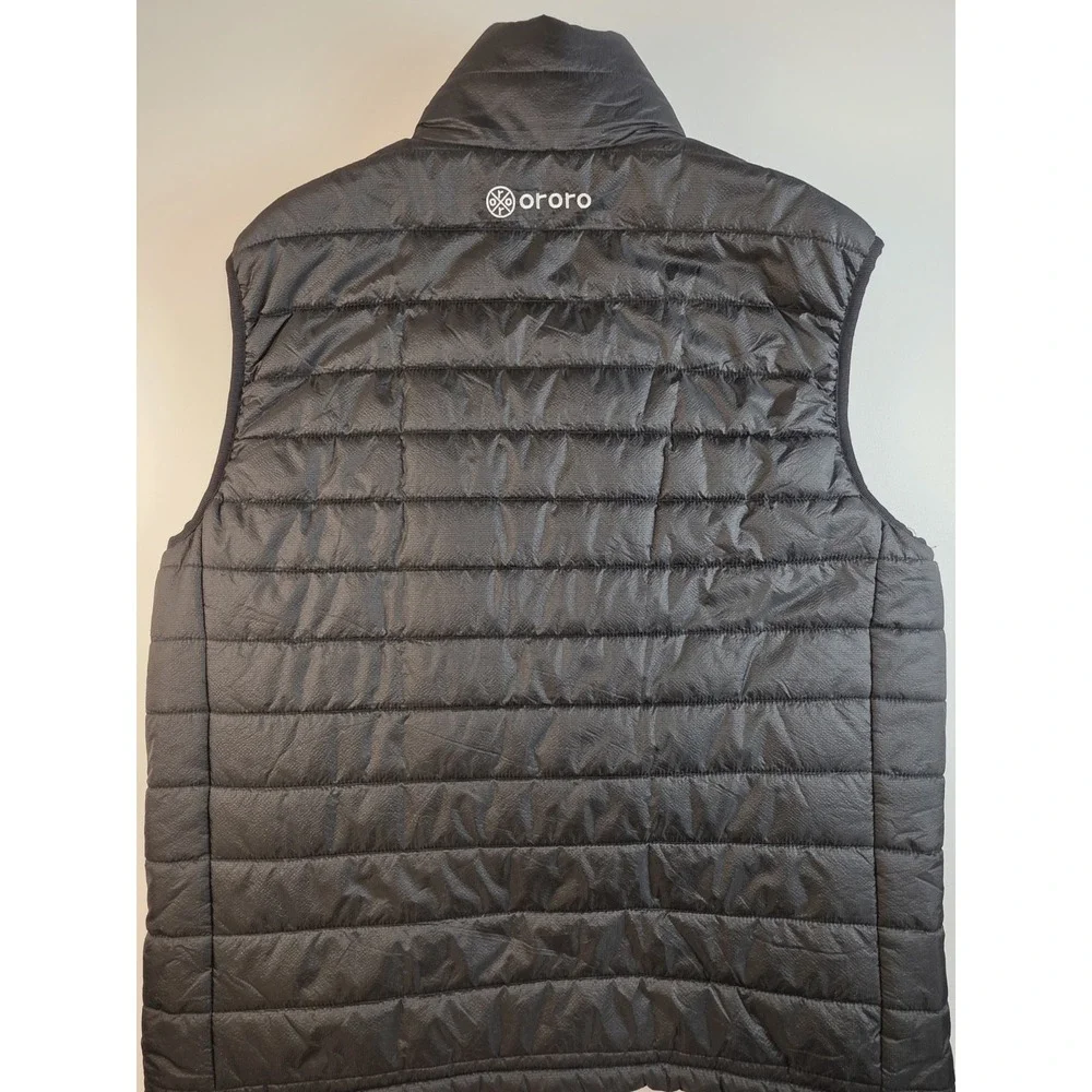 Ororo X Nike Mens Heated Vest Black Size L Limited Edition Puffer Vest